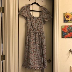 Blue Gal meets glam dress